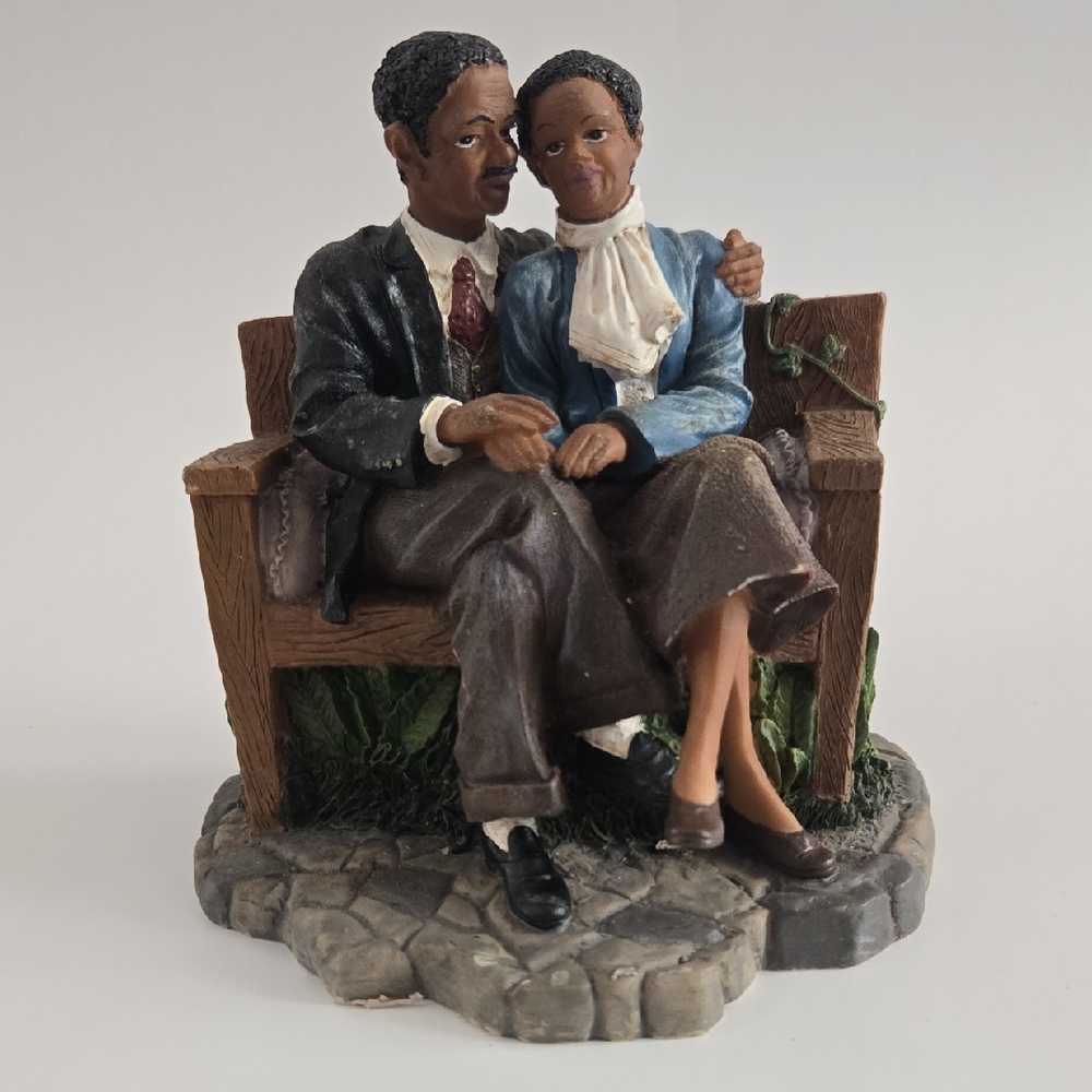 Vintage Black Couple Figurine by Young Incorporated